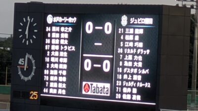 先発メンバー｜水戸 vs. 磐田