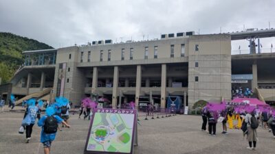 藤枝総合運動公園サッカー場(外観)|藤枝 vs. 磐田