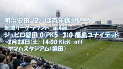 試合結果|磐田 0(PK5-3)0 福島