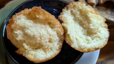 サーターアンダーギー（断面）｜A家食堂