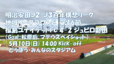 試合結果｜福島 4-2 磐田