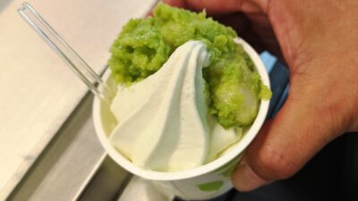 プチずんだパフェ｜お茶の井ケ田 喜久水庵 ずんだ茶屋